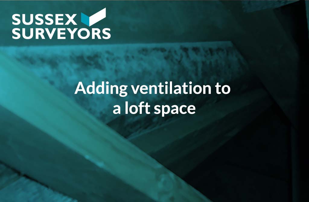 Adding ventilation to a loft space